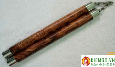 con-nhi-khuc-go-trac-day là loại côn nhị khúc gỗ quý hiếm của việt nam, chất lượng gỗ được đánh giá cao về thẩm mỹ lẫn độ cứng và dẽo dai, hoa văn rất đặc trưng của gỗ trắc dây